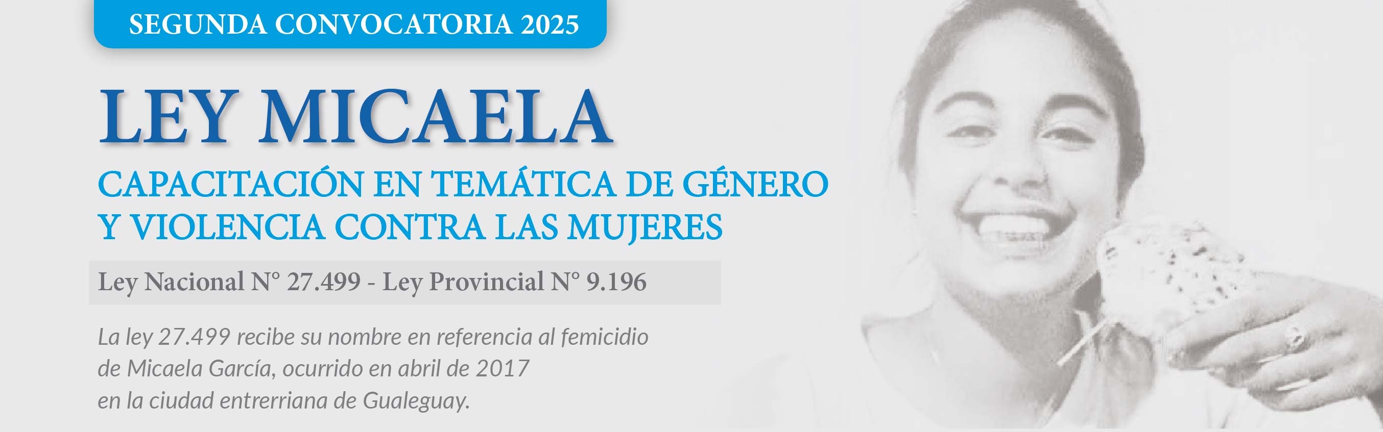 Ley Micaela - 2° Convocatoria Abril 2025